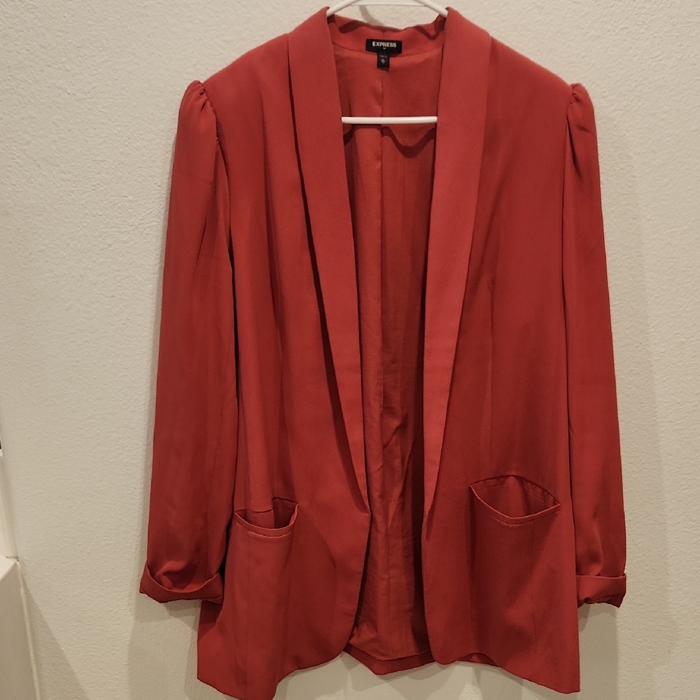 Express Women's Pink Suit Jacket